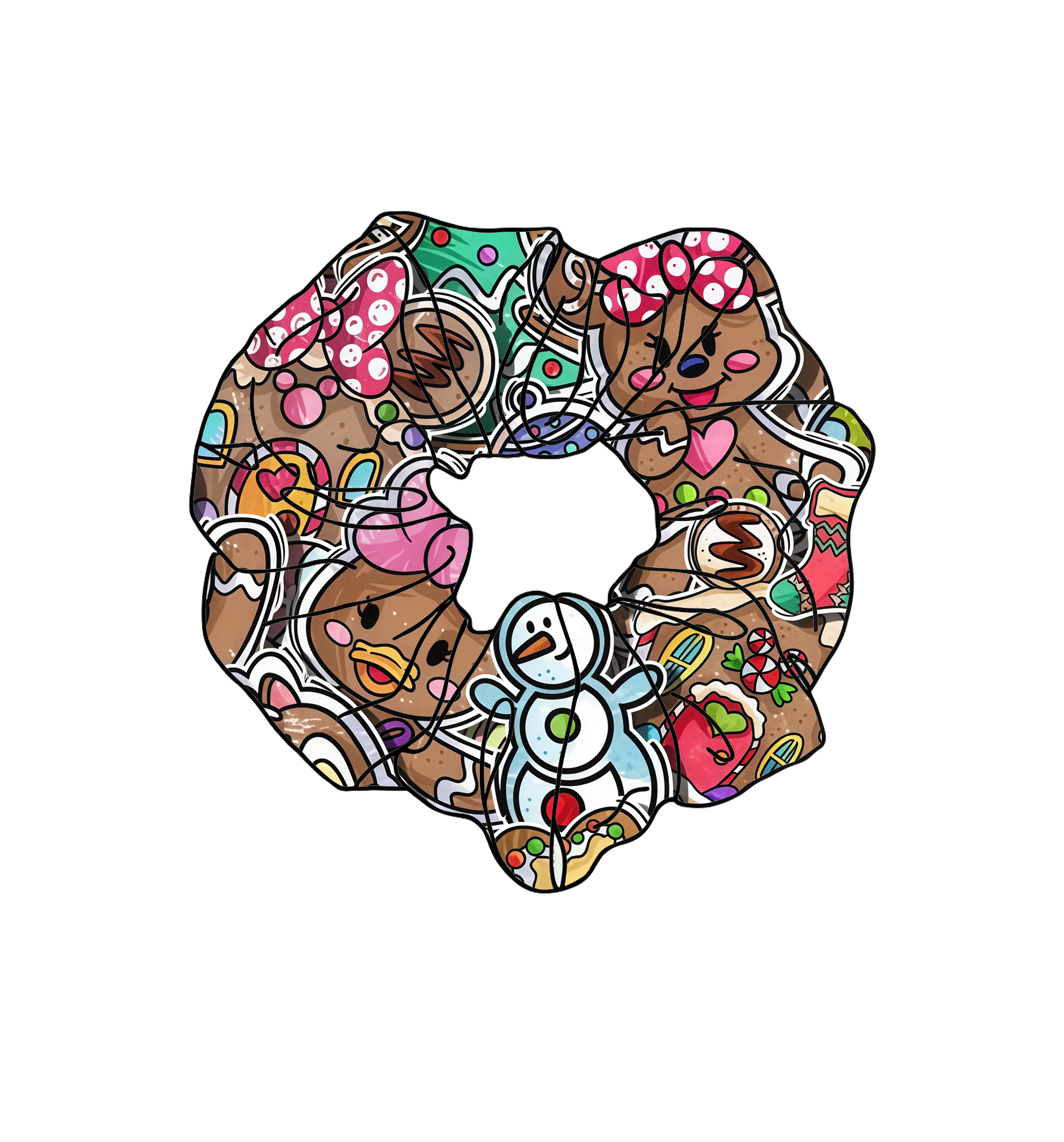 Ruidian 95% Bamboo 5% Spandex Scrunchie Bulk Hair Accessories Custom Logo Label with Box Scrunchies Silk
