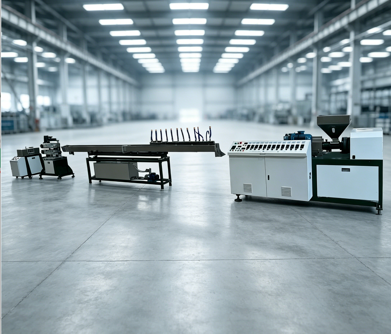 TPU Spiral Hair Coil Spring Hair Band Extruder Machine Colorful Elastic Hair Ring Production Line