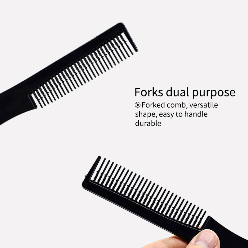 10pcs Set Plastic Hair Combs Salon Hairbrush Kit Anti-static Hair Comb Tool Set Custom LOGO OPP Bag Or OEM Plastic Comb In Kg
