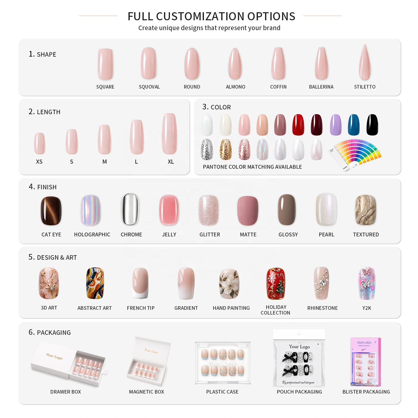 Wholesale Aurora Chrome Press on Nails 32pcs Soft Gel Handmade Jellyfish Nail Art Reusable Almond Nail Tips for Finger