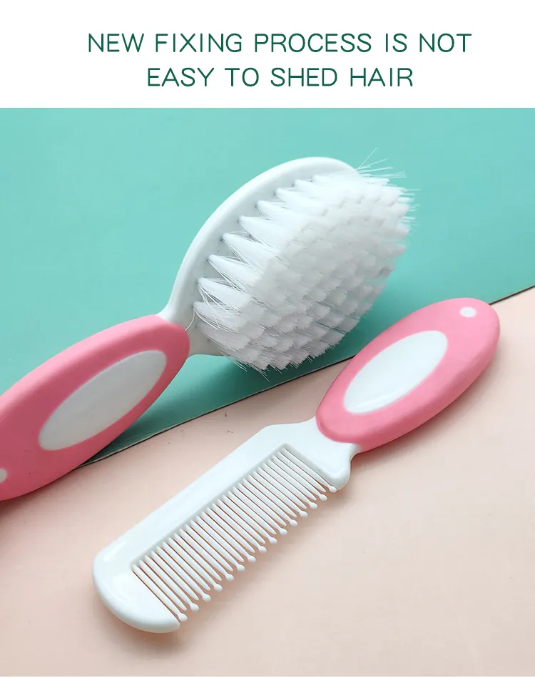 Baby Hair Brush and Comb Set for Newborns