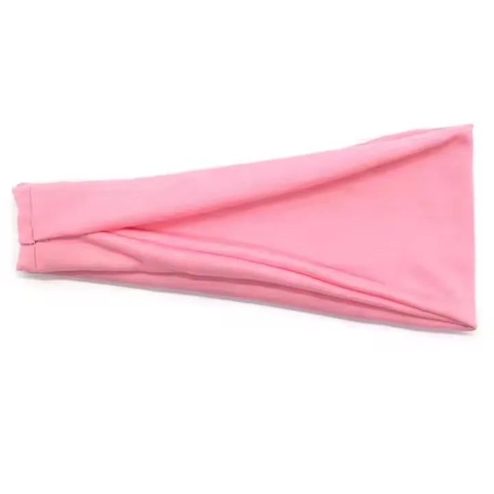 Polyester Non-Slip Sports Headbands Custom Logo Yoga Running Hair Accessories