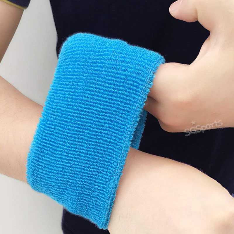 JIY OEM Running Gym Tennis Yoga Fitness Unisex Cotton Terry Cloth Sports Headband Sweatband Hairband