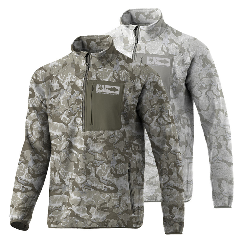 Waterproof Fishing Jacket Custom New Design Fishing Hiking Sherpa Polar Fleece Jacket Fashionable Varsity Jackets Outdoor Fleece Jacket for Men