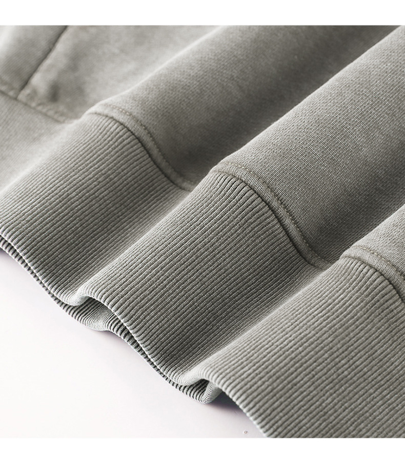 OEM Premium Cotton Boxy Fit Drop Shoulder Pullover Hoodie Private Label 300 400 500GSM Custom Printing Blank Wholesale