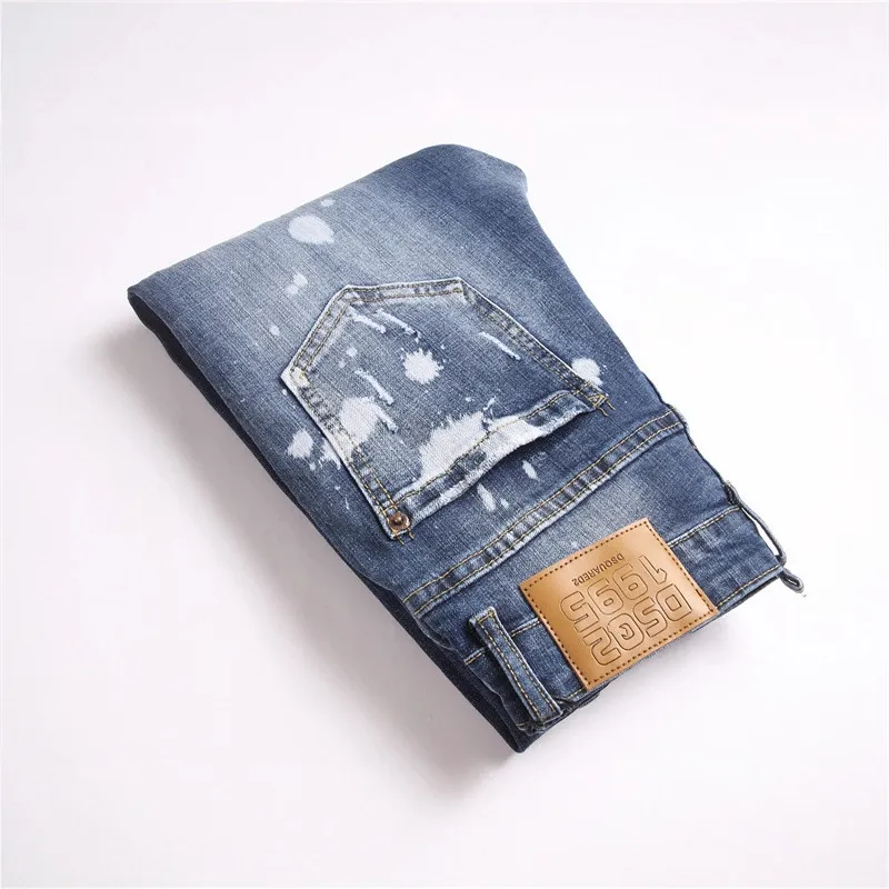 Men Denim Jeans Casual Streetwear