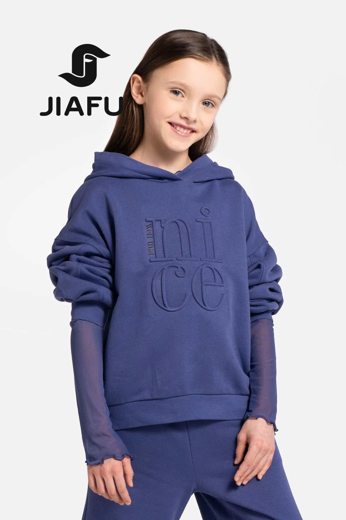 Wholesale Customized Hoodie Sweatshirt Hoody Streetwear Embroidery Oversized Pullover Unisex Sportswear for Girl &amp; Ladies