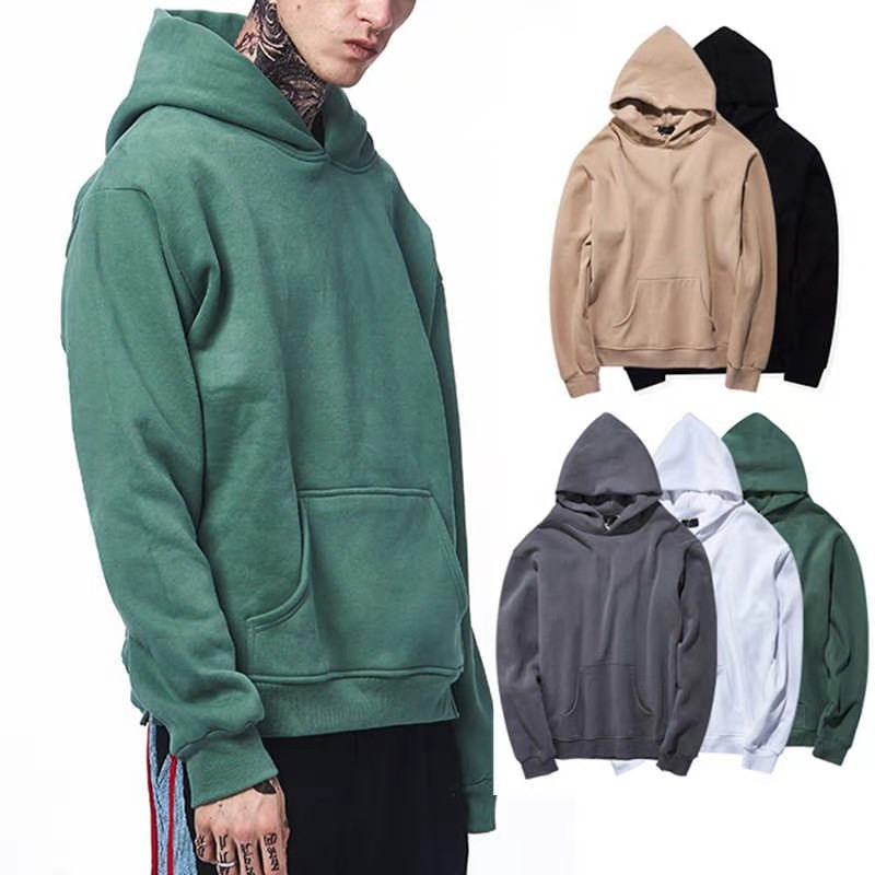 2024 Popular Custom High Quality Wholesale Leisure Fashion Custom Logo Printed Oversized Pullovers Sweatshirts Men Hoodies
