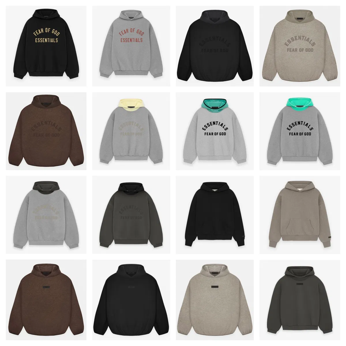 Essentials High Quality 100% Cotton Hoodies and Sweatpants Set Pullover Streetwear Tracksuits Ess 1977 Hoodie for Men