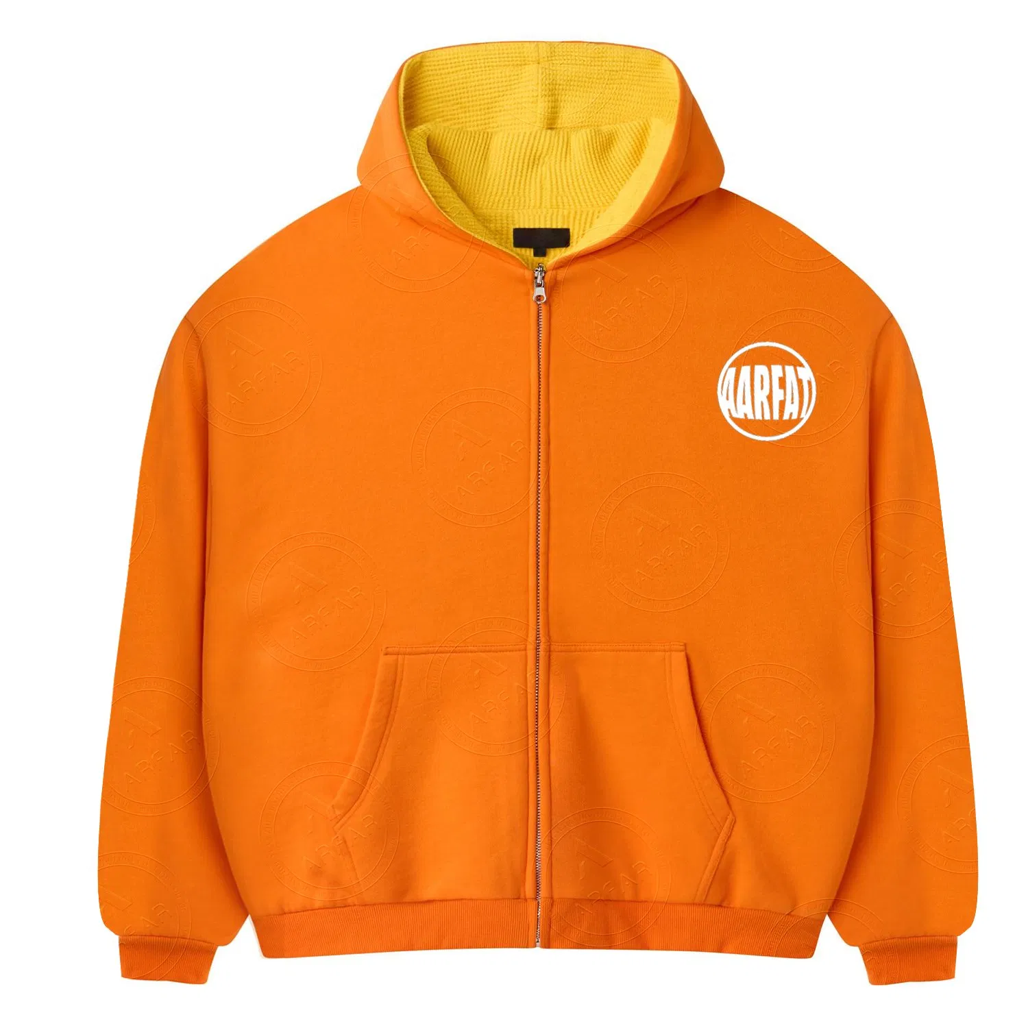 Men Waffle Knit Zip up Hoodie Long Sleeve Hooded Sweatshirt Casual Streetwear for Fall Winter