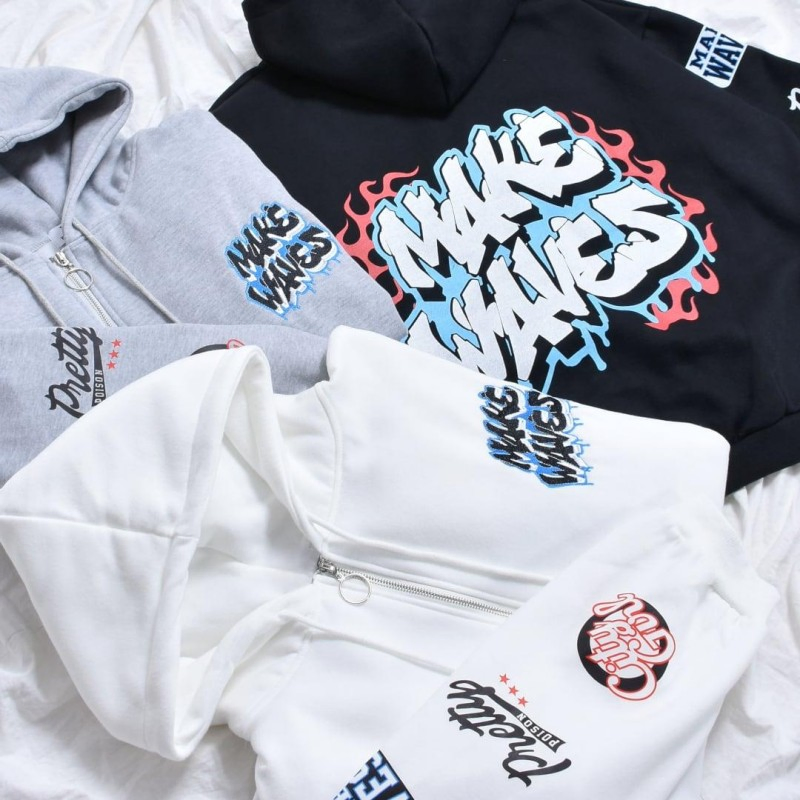 Wholesale Vintage Embroidery Printed Logo Hoodies Cotton Fleece Sweatshirt Custom Zip up Hoodie for Men