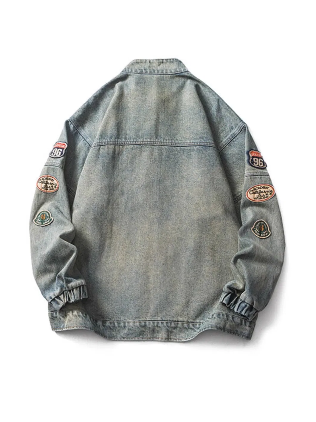 Denim Bomber Jacket Detail