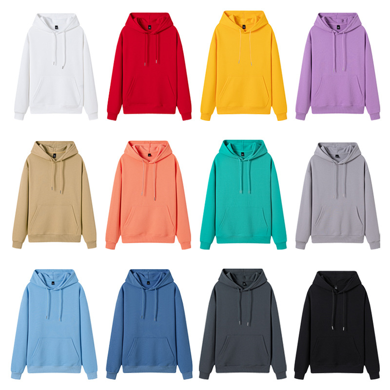 Mens Hoodies Custom 100% Cotton Oversized Hoodie for Men Unisex Hoody Pullover
