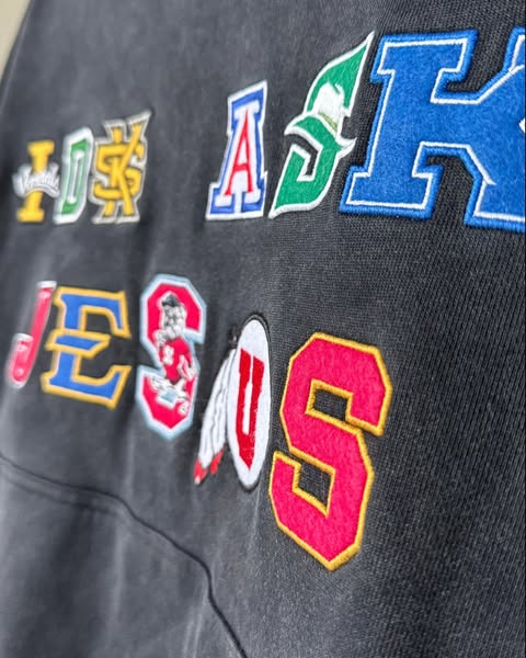 100% Cotton Custom Vintage Embroidery Patch OEM Loose Oversize Casual Fleece Pullover Solid Print Hoodies