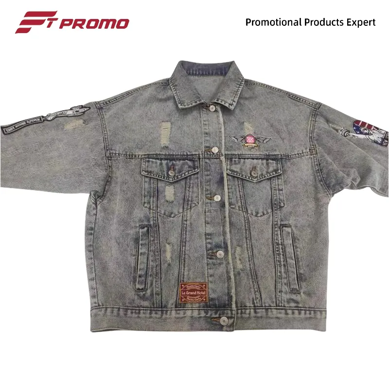 Oversized Raw Denim Jacket Display