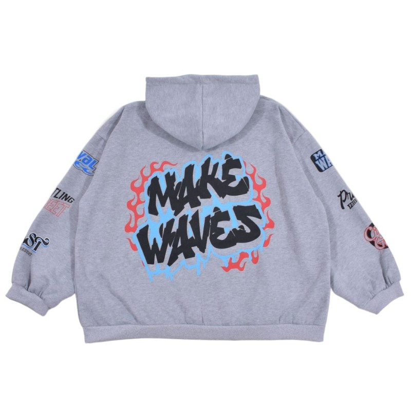 Wholesale Vintage Embroidery Printed Logo Hoodies Cotton Fleece Sweatshirt Custom Zip up Hoodie for Men