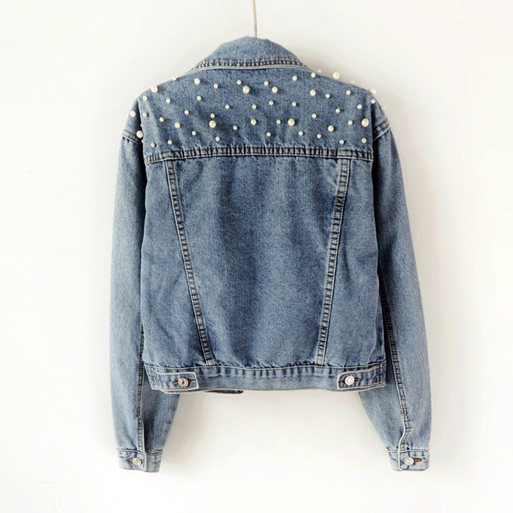 Women's Denim Jacket Vest Cropped Jean Jackets