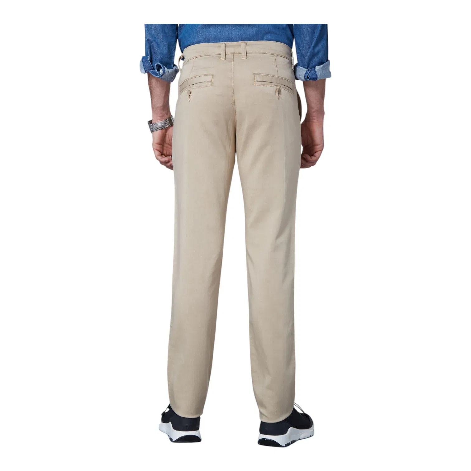 Cropped Ankle Length Faded Blue Design Perfect for Modern Stylish Looks Made to Measure Jeans