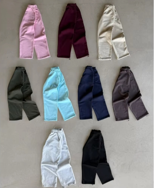 100% Cotton French Terry Pullover Hoodie Custom Blank Sweatshirt and Sweatpants Set Men's Oversized Boxy Fit Hoodies