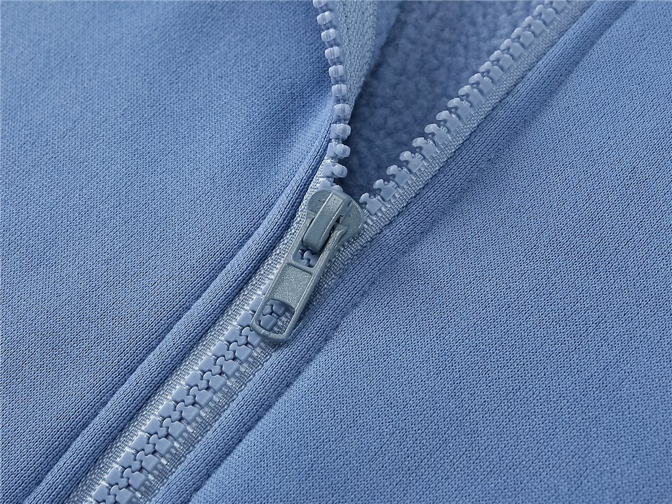 Unisex Custom 350GSM Blank Oversized Custom Logo Sweatshirts Warm Full Zip up Fleece Hoodie