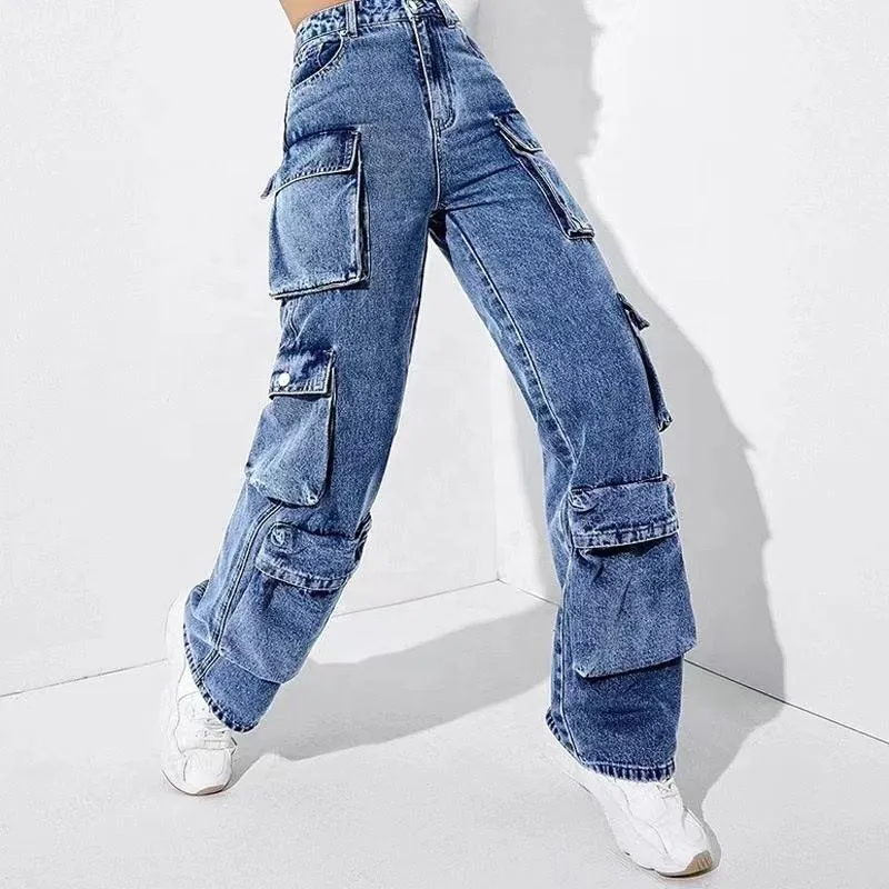 Women Cargo Jeans 4