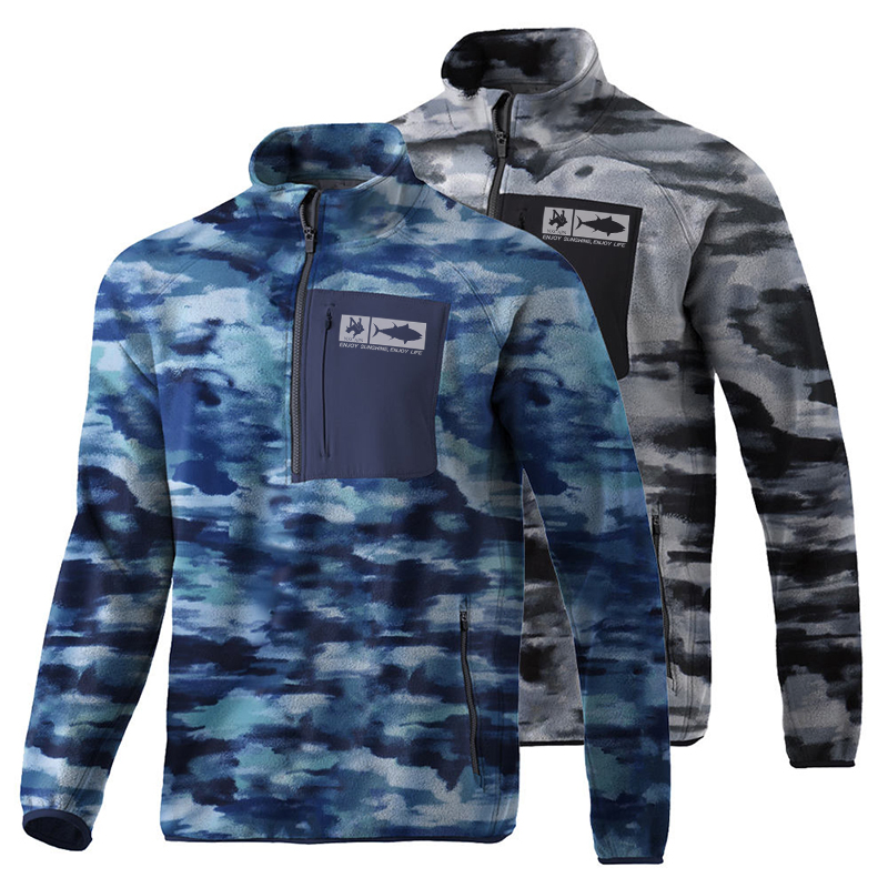 Waterproof Fishing Jacket Custom New Design Fishing Hiking Sherpa Polar Fleece Jacket Fashionable Varsity Jackets Outdoor Fleece Jacket for Men