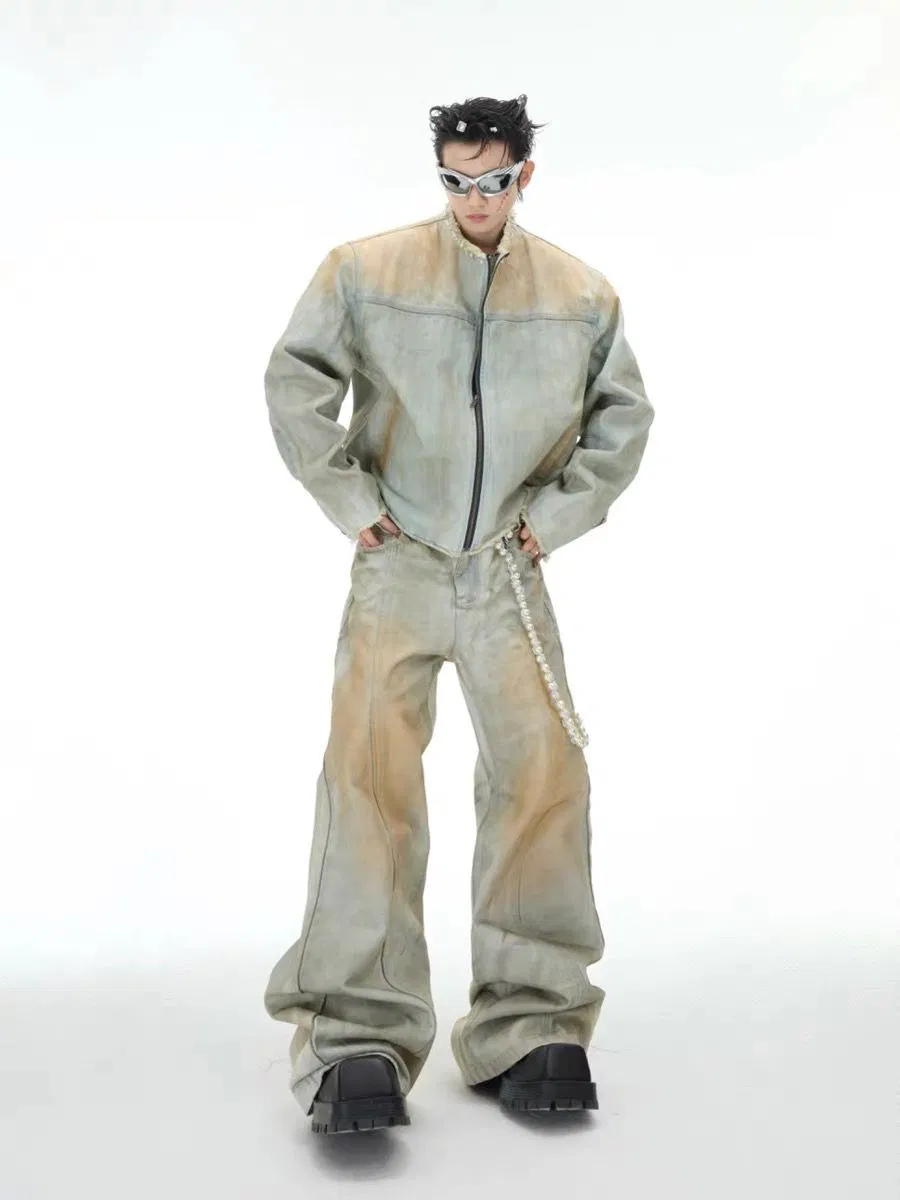 Gradient Washed Denim Style