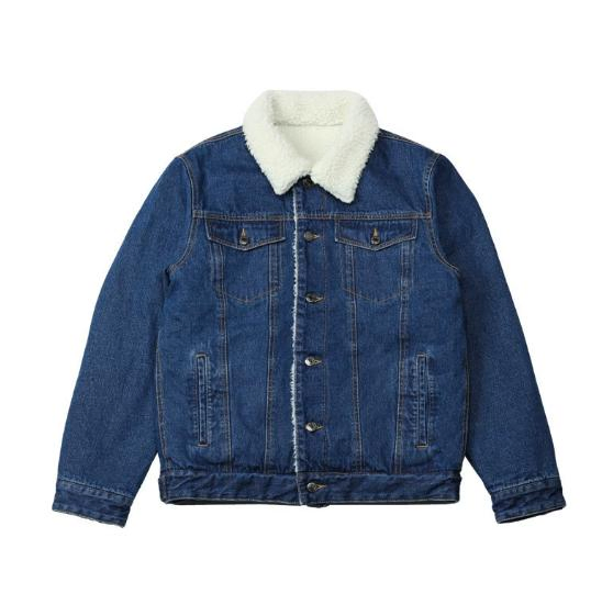 Hot Selling Thickened Denim Coat Warm Winter Sherpa Women's Jacket