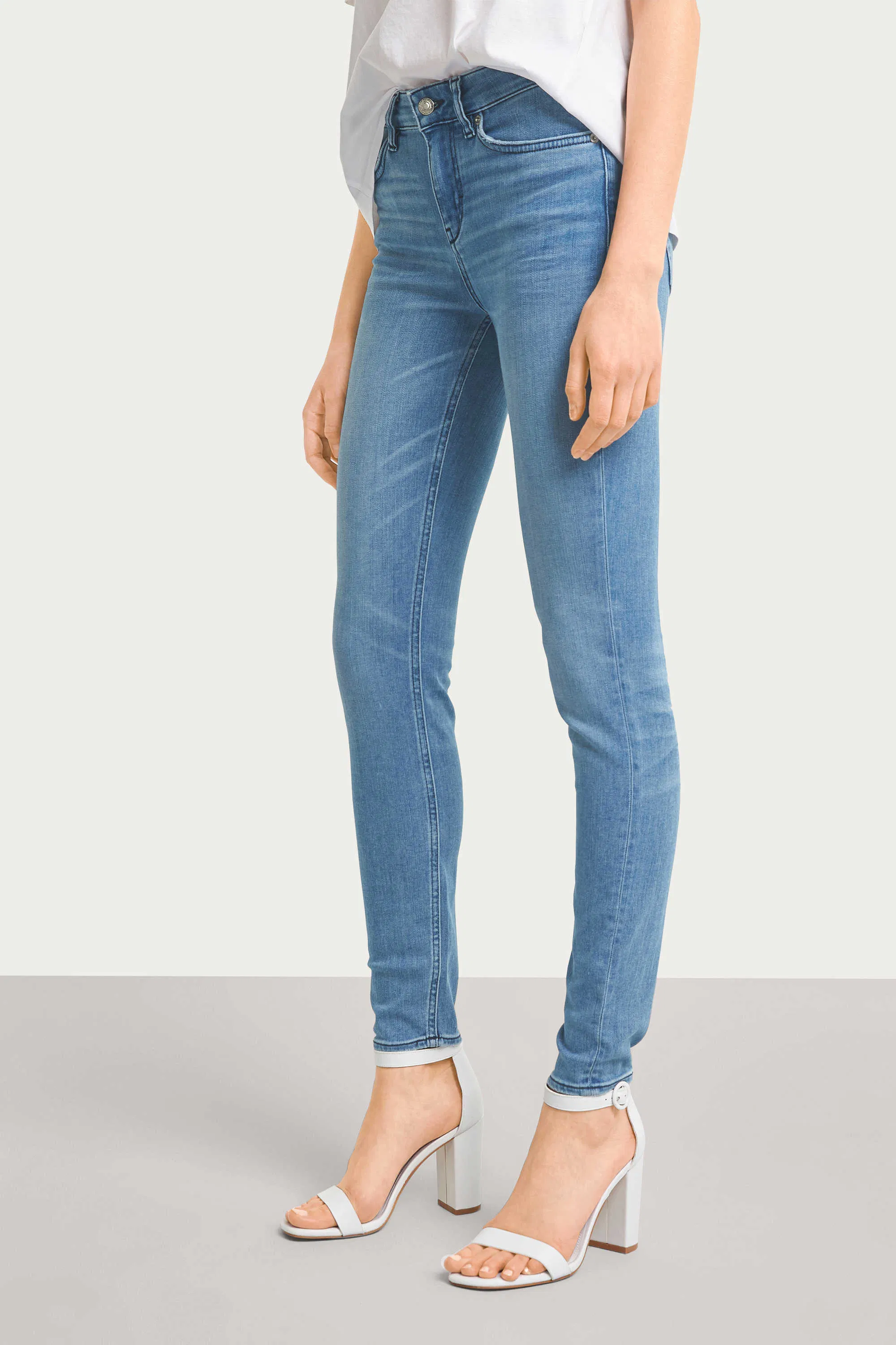 Women Skinny Cotton Loose Denim Pants Trousers Denim Jeans