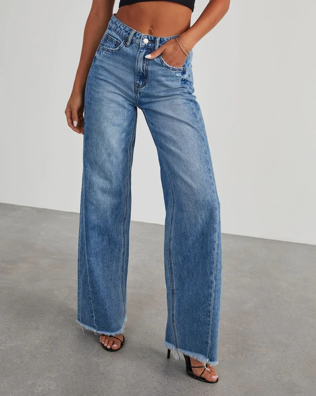 Autumn Denim Trousers Front