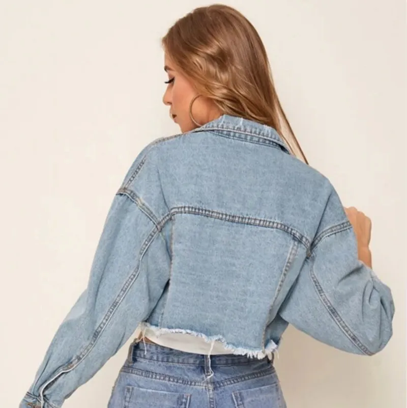 Washed Denim Coat