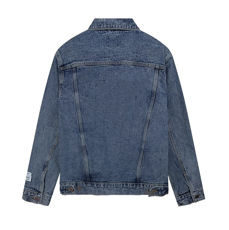 2025 High Quality Custom Logo Men's Denim Jacket for Sale Casual Outdoor Wear Denim Jacket Wholesale Rate Denim Jacket for Sale