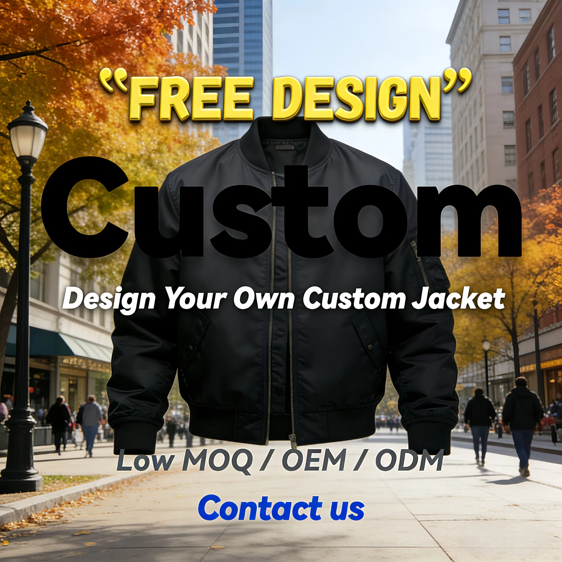 High-Quality Custom Jacket Detail