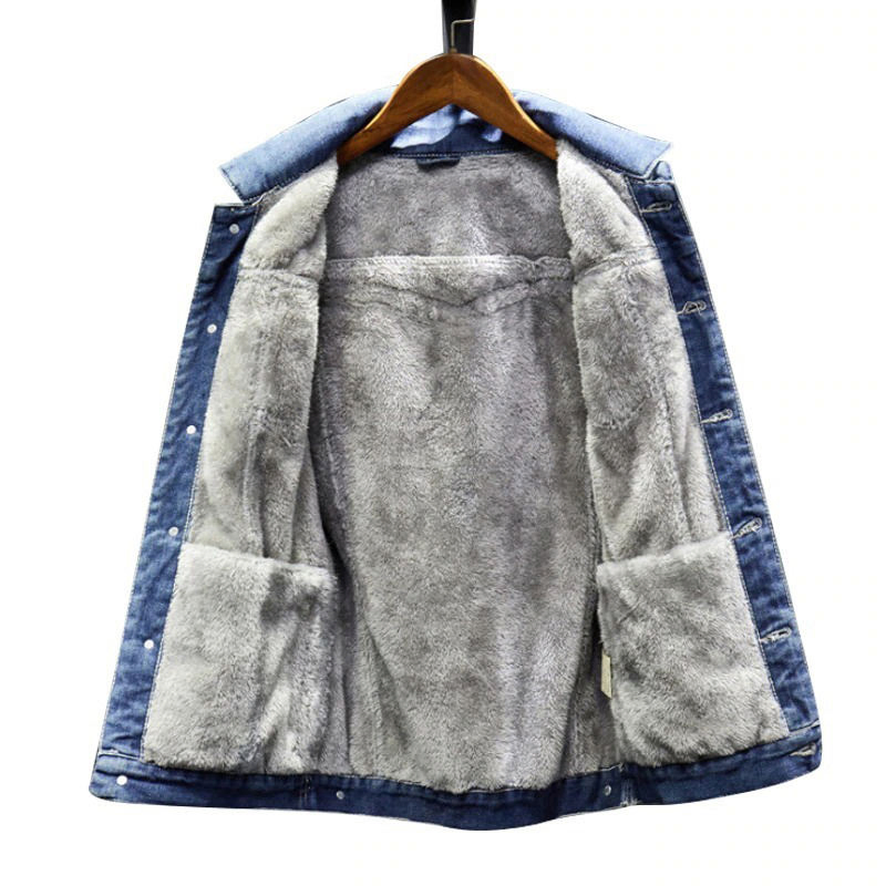 Men's Oversized Denim Jacket for Casual Fall Outfits