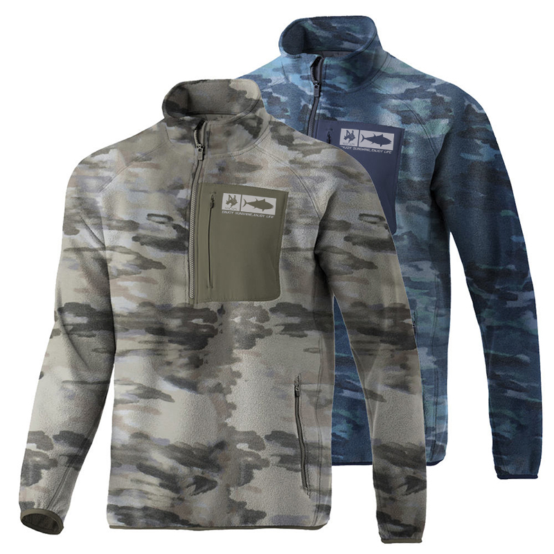 Waterproof Fishing Jacket Custom New Design Fishing Hiking Sherpa Polar Fleece Jacket Fashionable Varsity Jackets Outdoor Fleece Jacket for Men