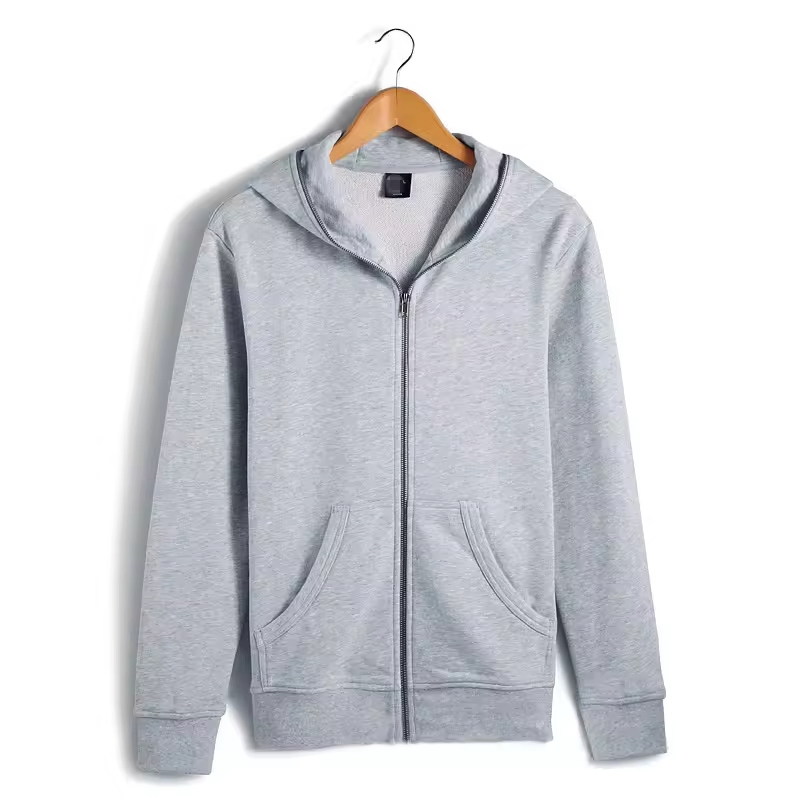 Y2K 260GSM Men's Pullover Full Face Zip up Hip Hop Men Hoodie