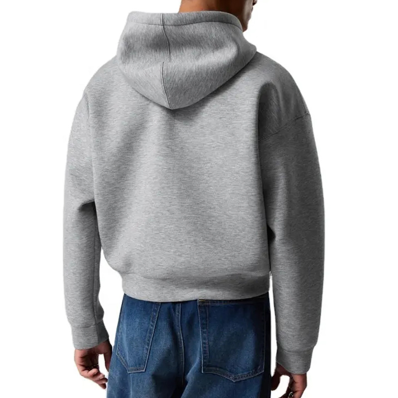 Cotton Custom Zip up Oversized Streetwear Essentials Sweatshirt Scuba Hoodie For Men