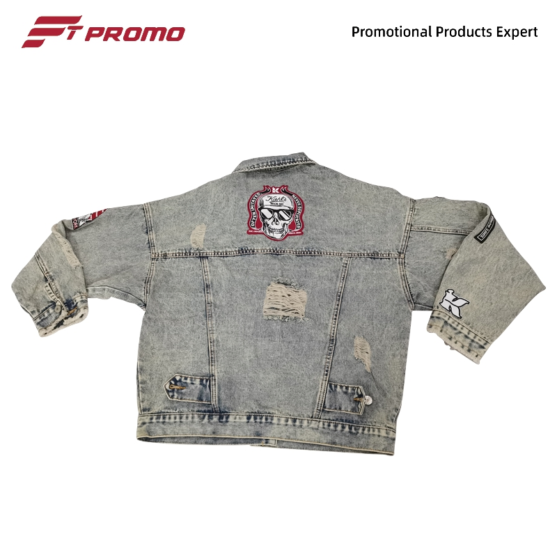 Women's Customized Oversized Raw Denim Jacket for Women Men