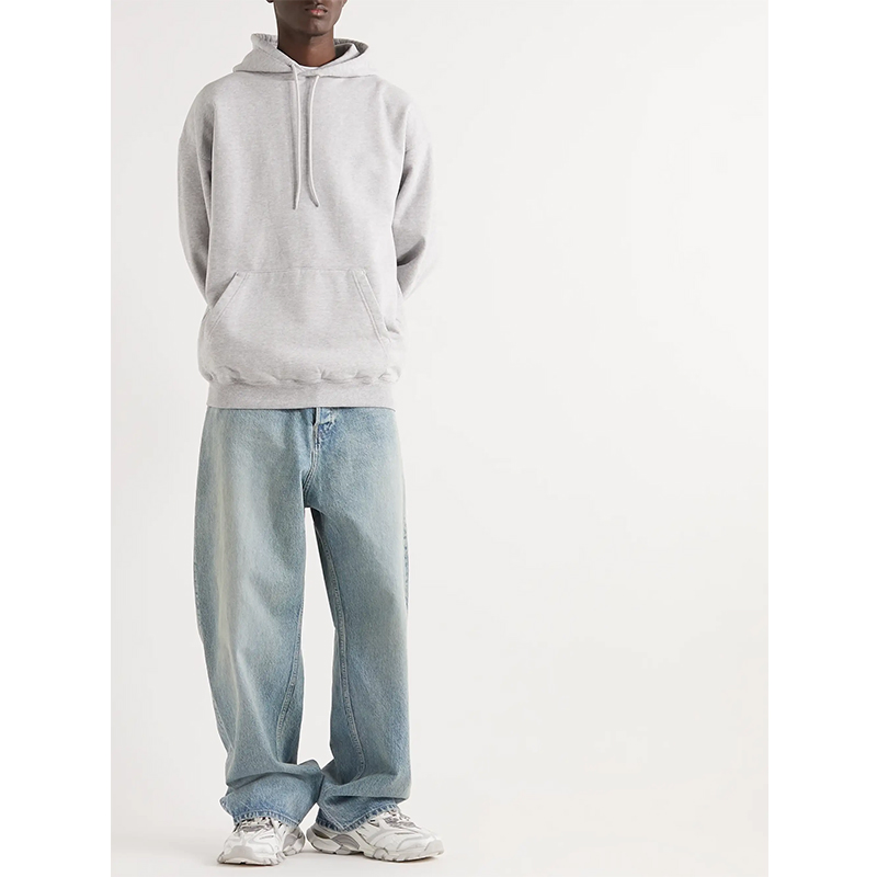 New Fashion Men's High Jeans Washed Casual Jeans Loose Type Pants Straight Leg Men Denim Pants