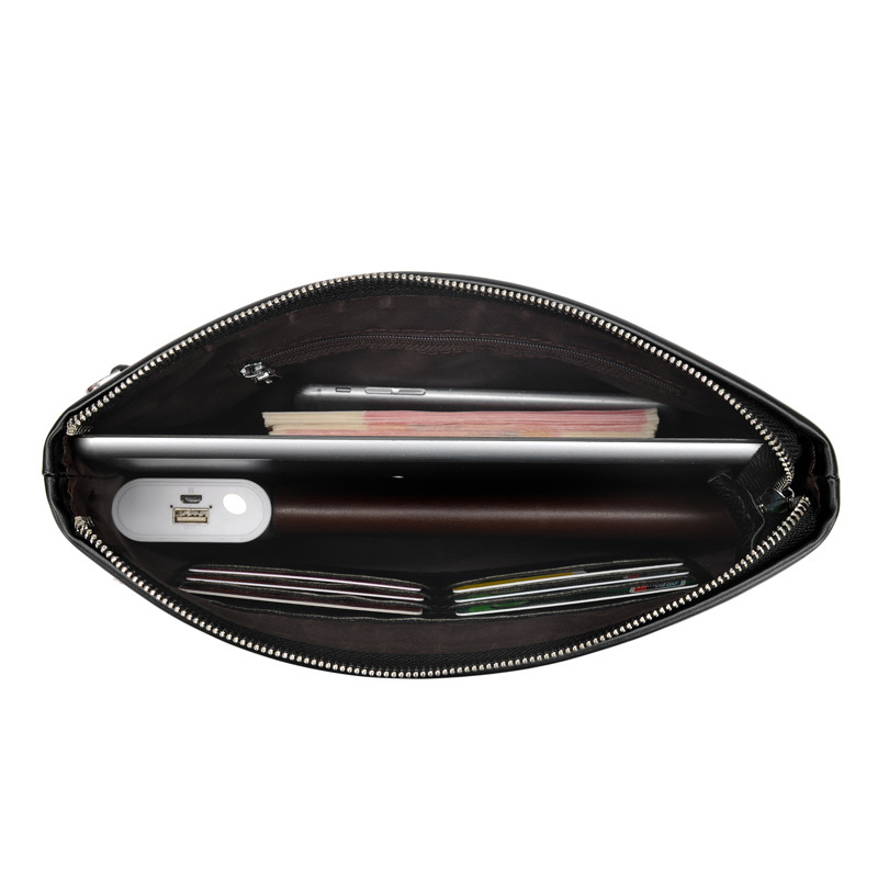 Men Long Wallet PU Soft Leather Clutch Business Zipper Wallets Purse