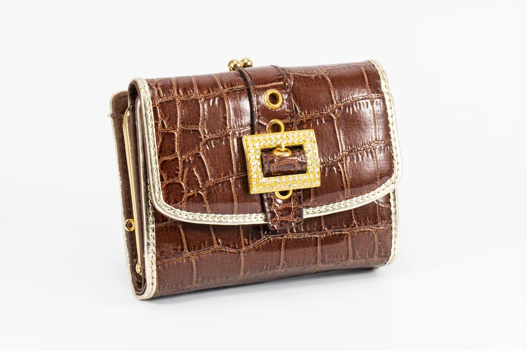 Lady Classic Leather Wallet Detailed View 1