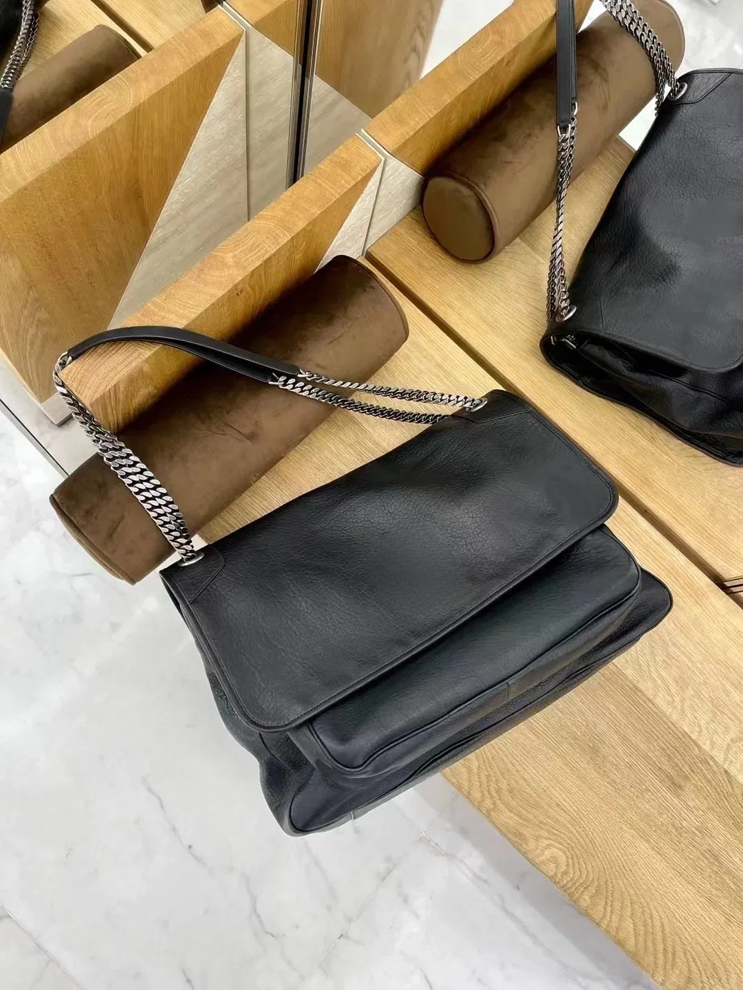 Top Quality Original Luxury Niki Clutch Bags Classic Women Soft Sheepskin Retro Leather Women Crossbody