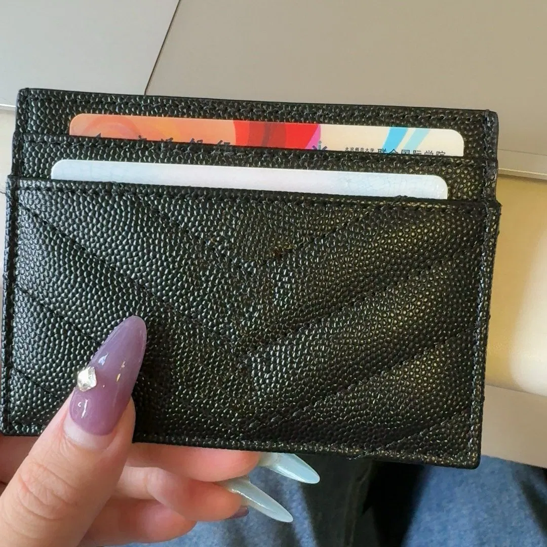 2026 Mini Leather Luxury Replica Fashion Wallet Bags Travel Card Storage Gift Bag Woman Men Handbag Coin Purse