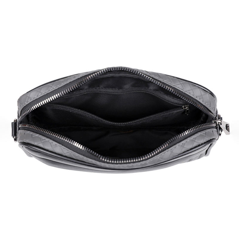 New Trend PU Leather Waterproof Shoulder Bag Men's Business Messenger Crossbody Bag