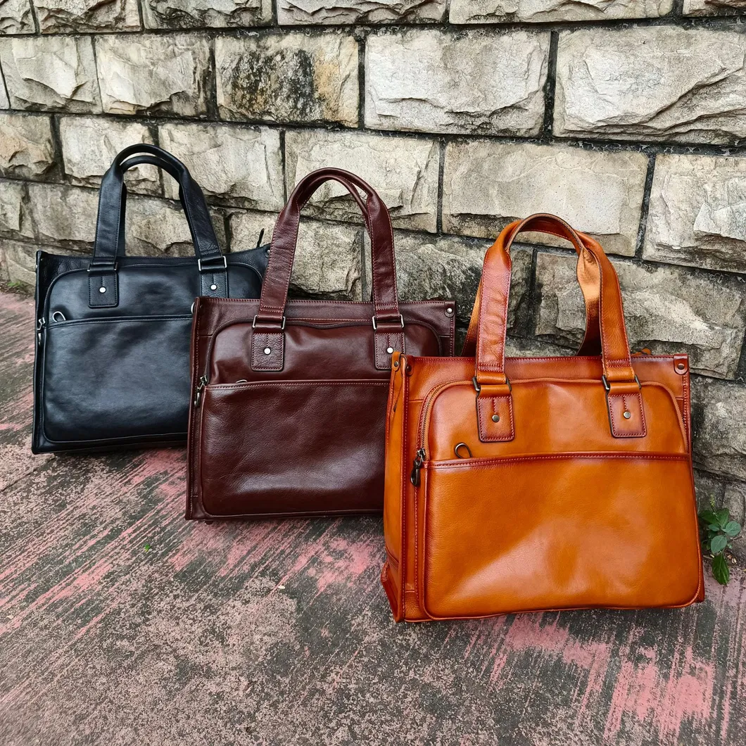 Leather Briefcase View 2