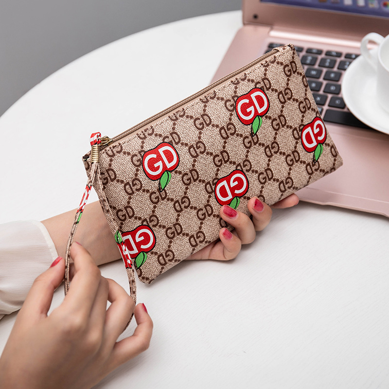 Clutch Coin Purse Women′ S Wallet Mobile Phone Bag Handbag Wrist Bag