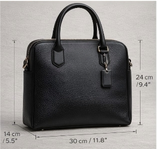 Durable Premium PU Leather Briefcase for Business and Daily Use