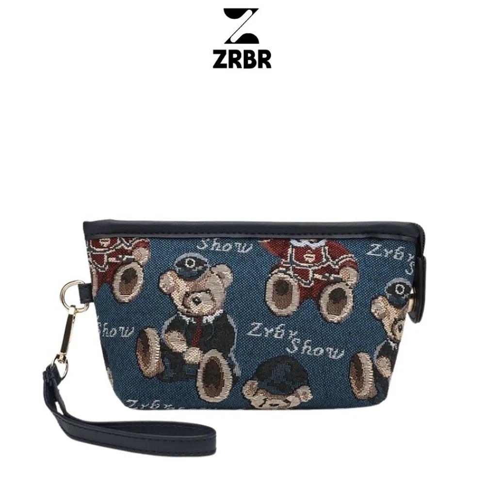 Lightweight Tough Zip PU Clutch Purse for Coin Payment