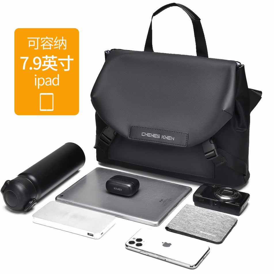 Fashionable Selling PU Waterproof Wear-Resistant Leather Men's Small Square Bag Men's Crossbody Bag Suitable for Daily Travel