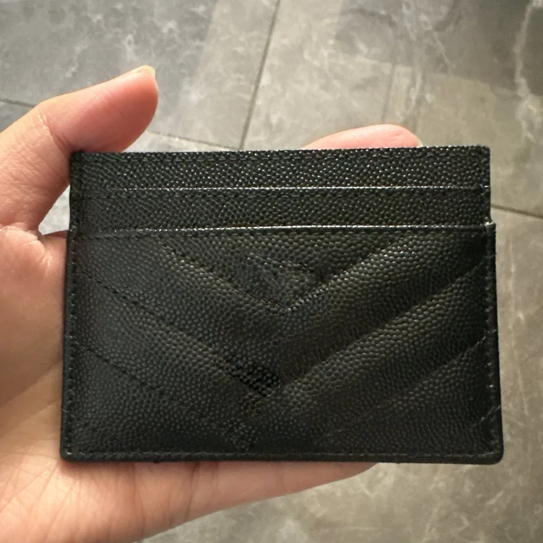 2026 Mini Leather Luxury Replica Fashion Wallet Bags Travel Card Storage Gift Bag Woman Men Handbag Coin Purse